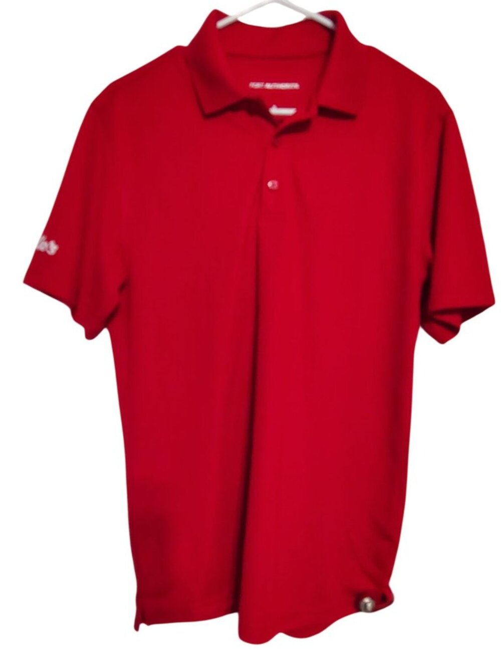 Portillo's Small Red Polo Shirt, Hotdogs, Men's Short Sleeve Restaurant Logo